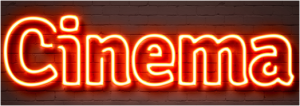 cinema in neon