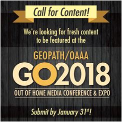geopath call for content GO2018