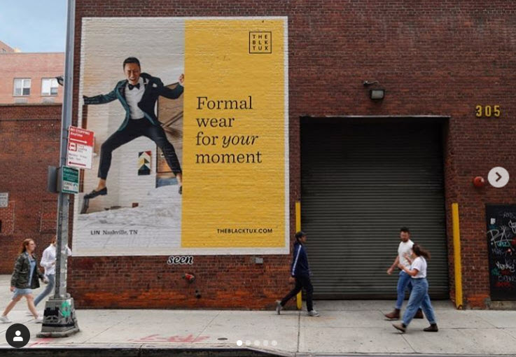 A Billboard in Brooklyn for TheBlackTux, by Seen