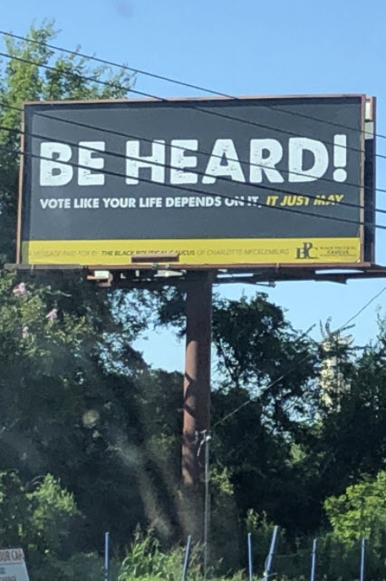 vote like your life depends on it billboard