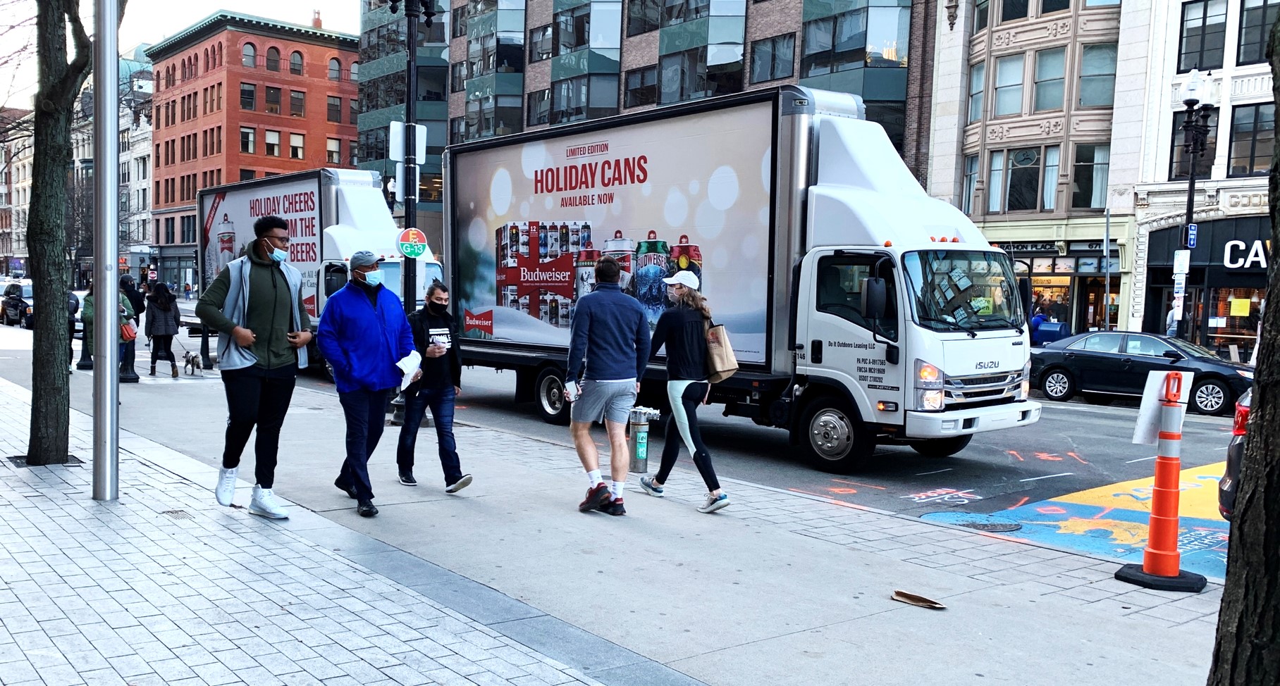 mobile billboard for holidays 