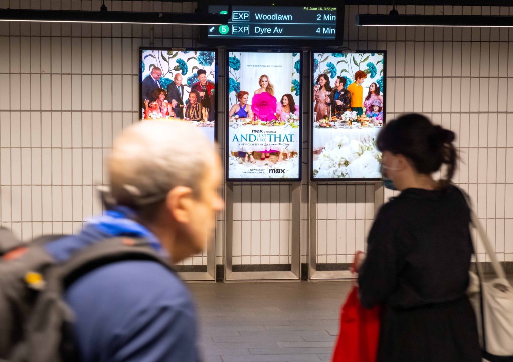 AND JUST LIKE THAT —OUTFRONT & Max Make a BIG Splash Across NYC - OOH TODAY