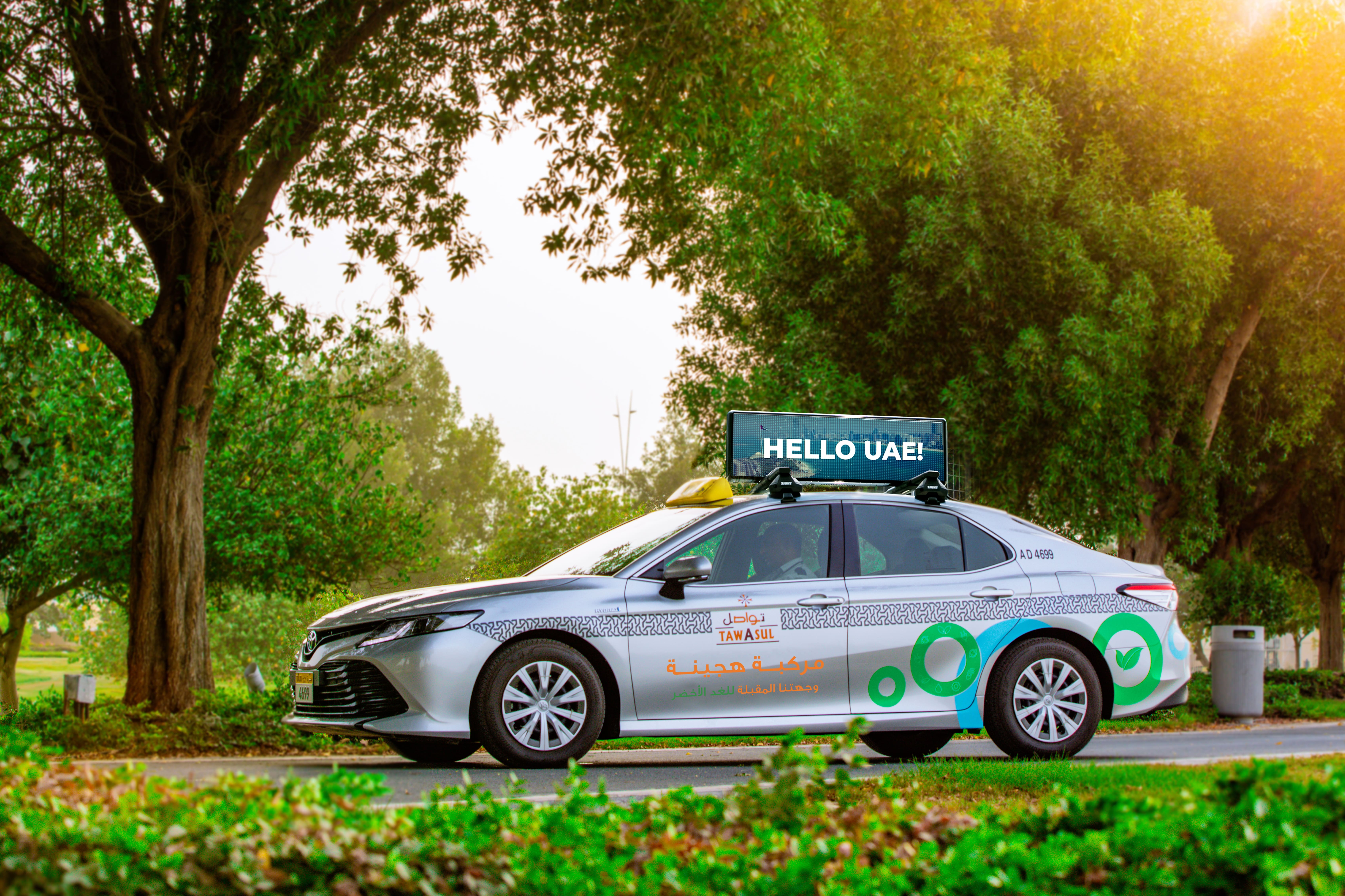 rooftop digital car sign 