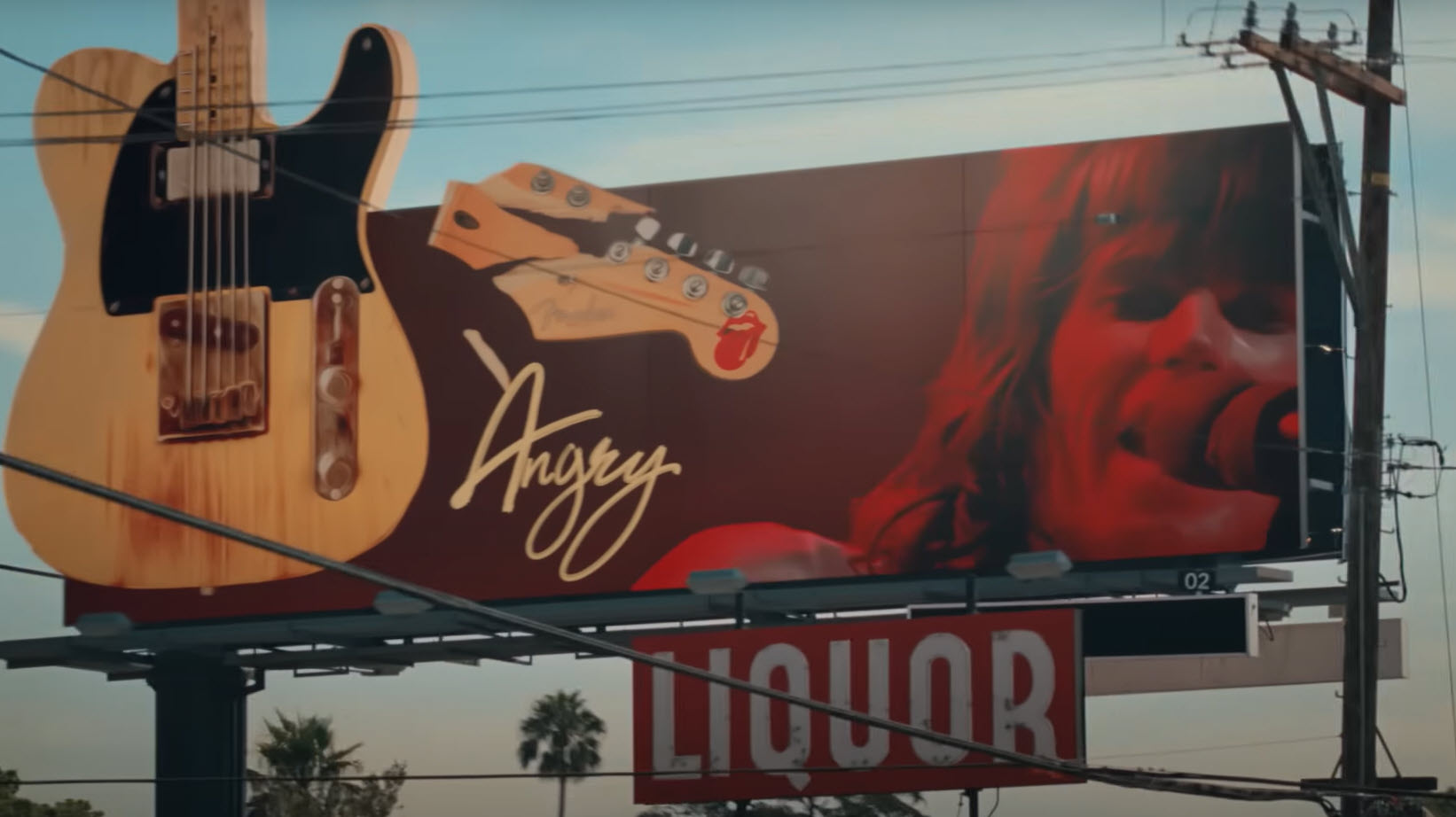 Rolling Stones 'Angry' Billboard