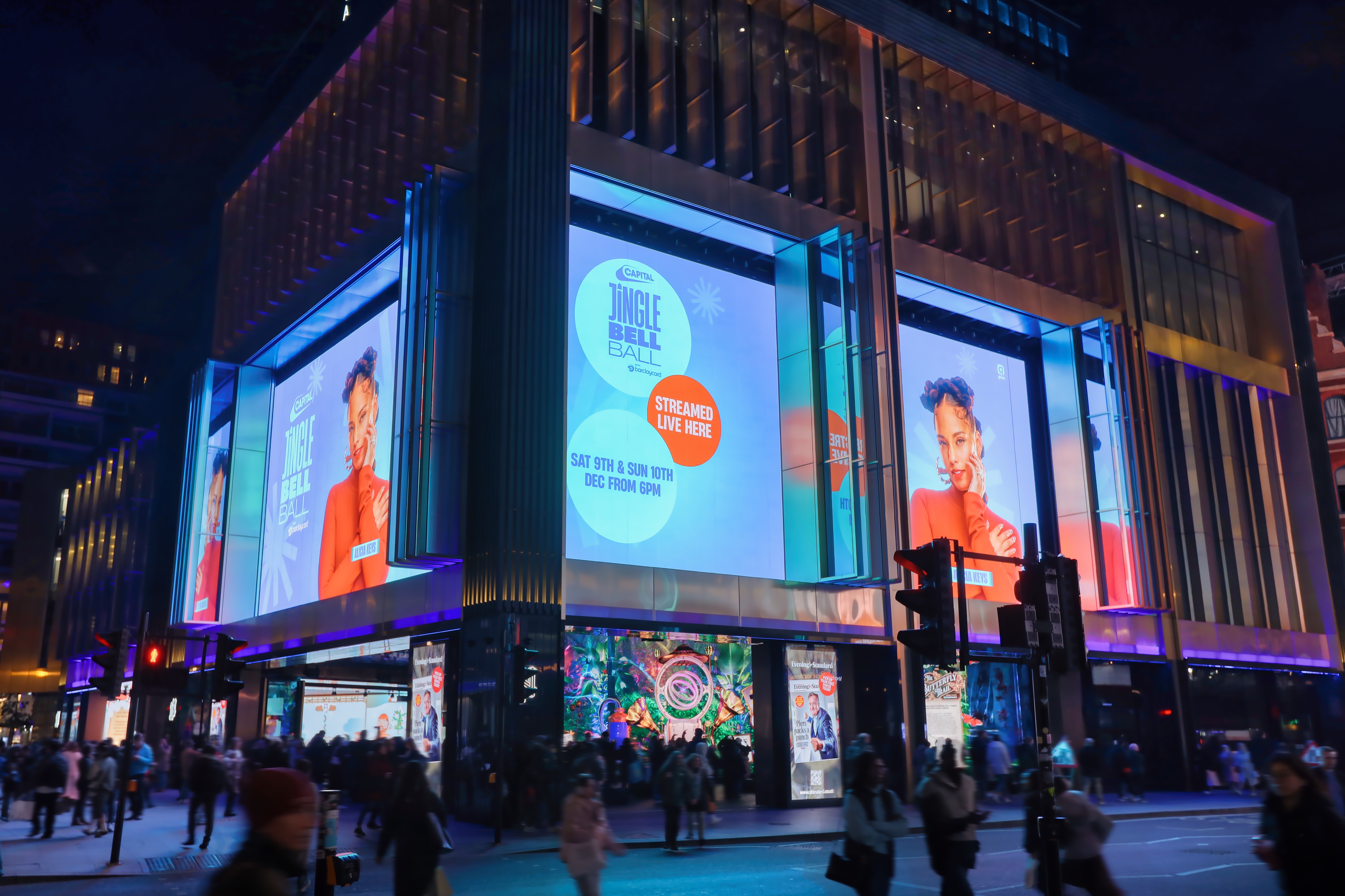 billboard of the Jingle Bell Ball
