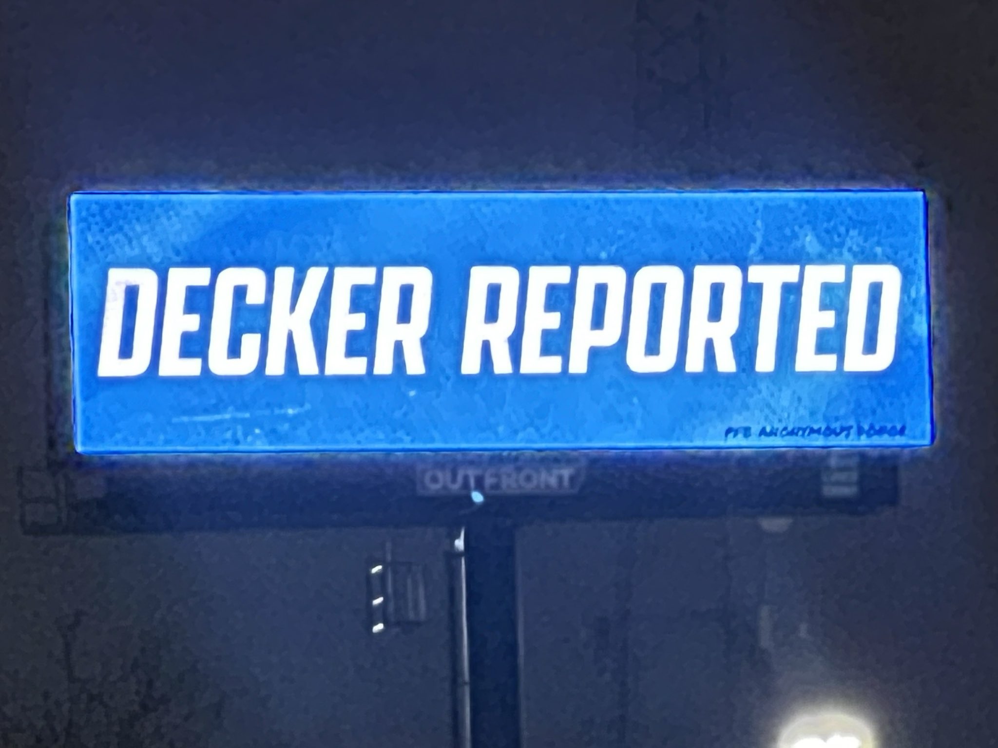 Decker Reported Billboard