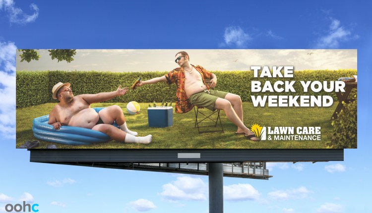 Melody Roberts Lawn Care Billboard