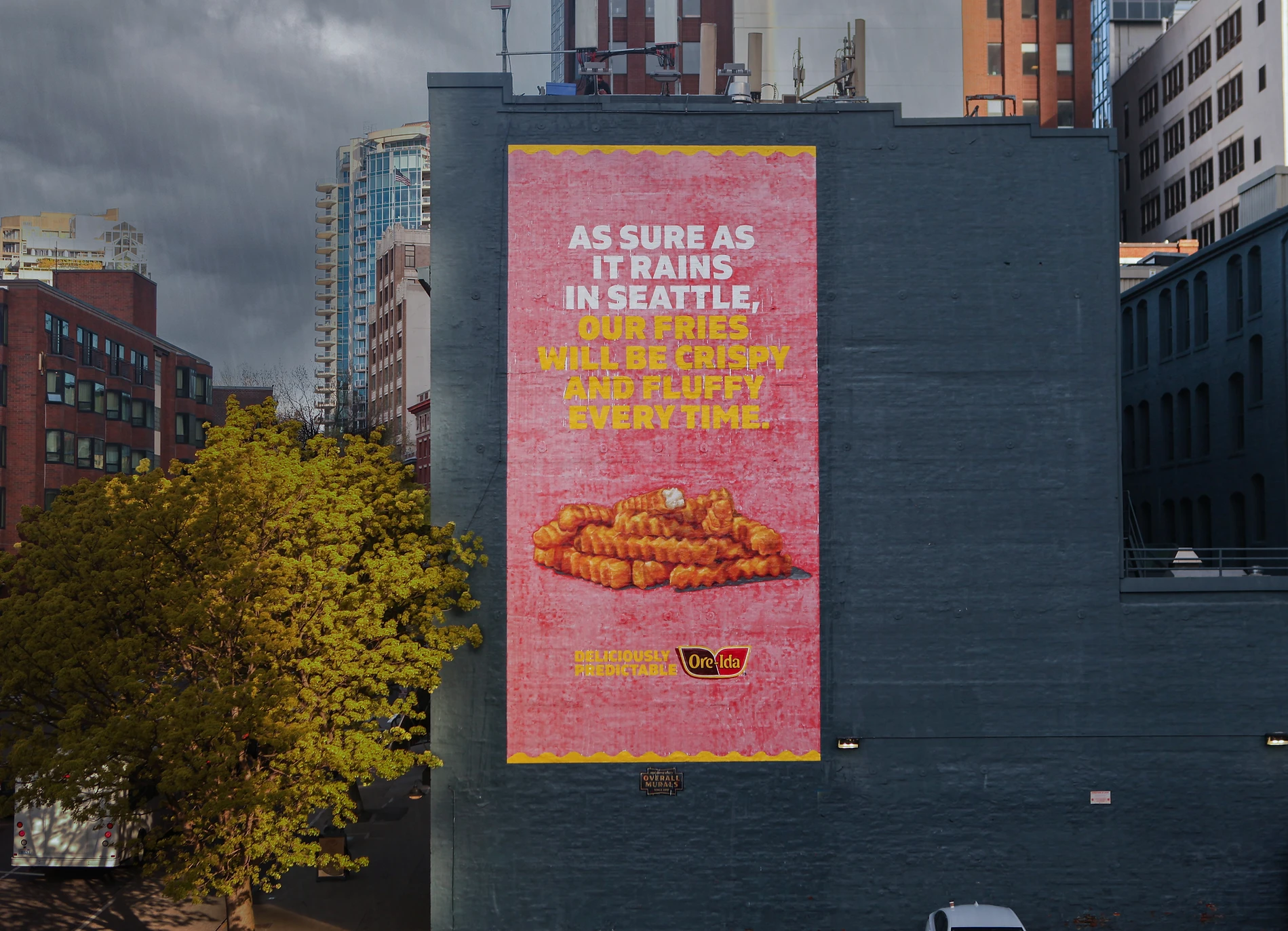 Deliciously Predictable Ore-Ida Mural by Overall Murals