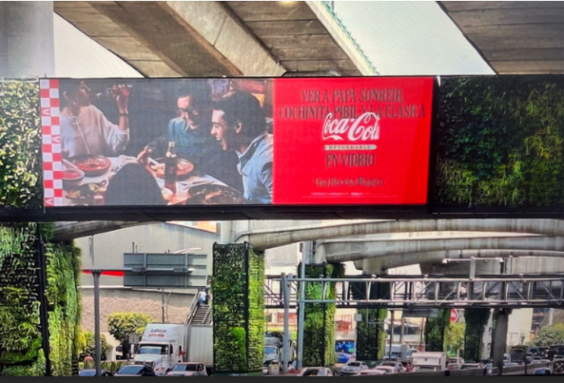ViaVerde Mexico City Coca Cola ad