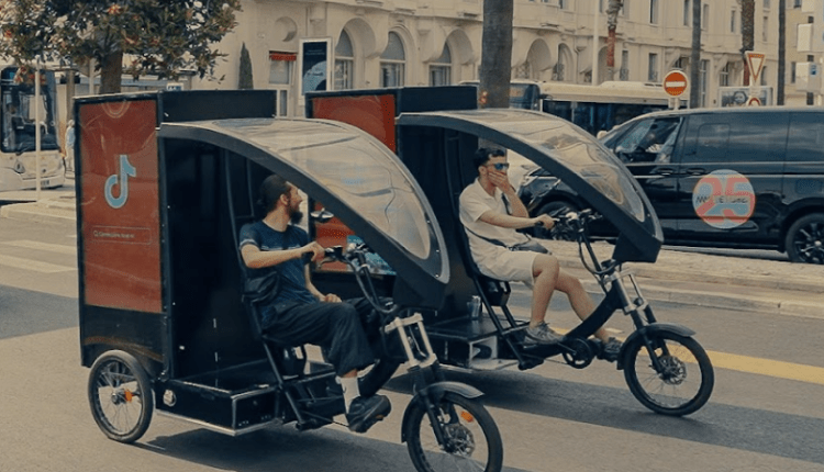 Cannes LED Truck Media Bikes