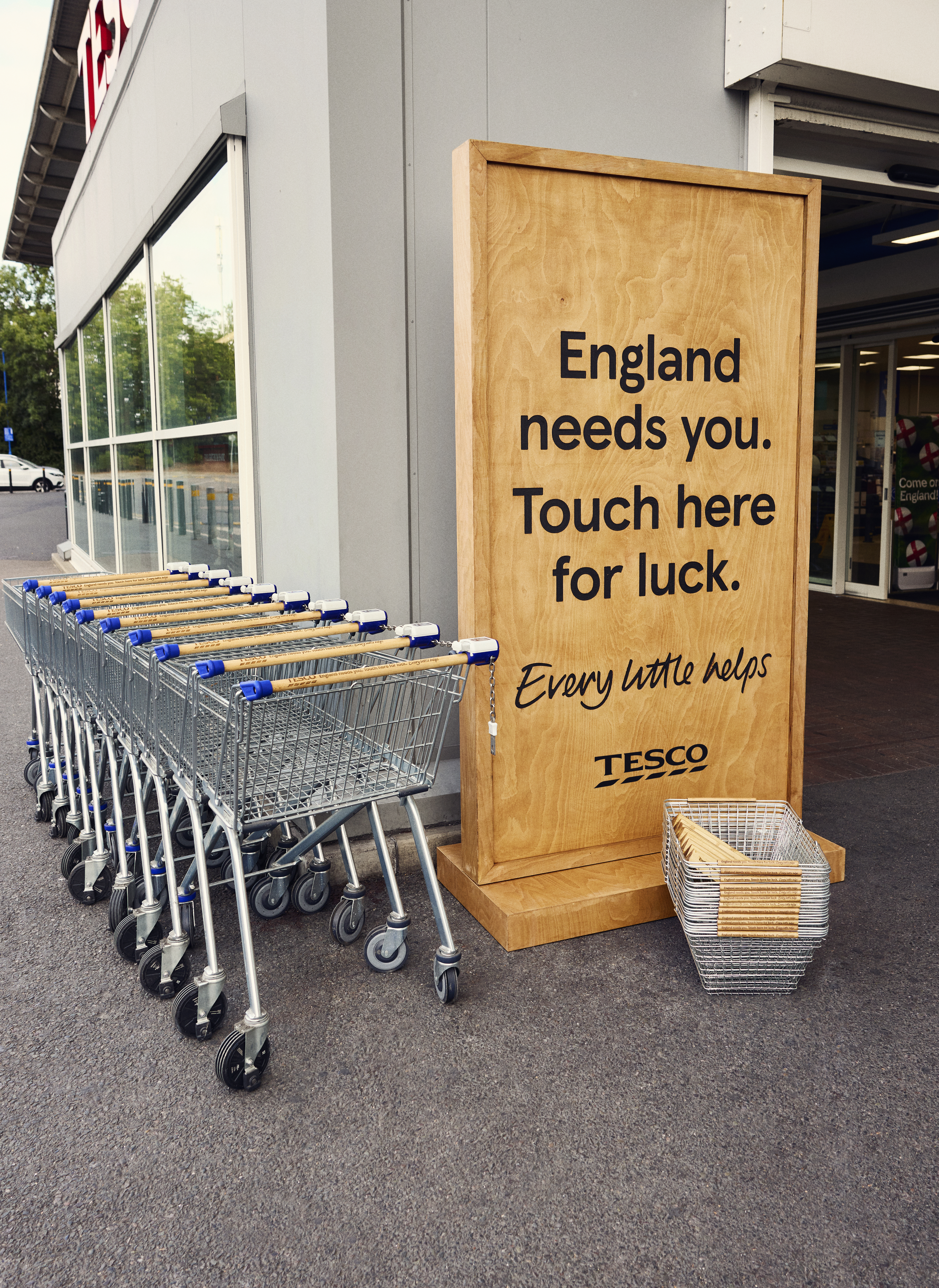 Tesco and BBH encourage England shoppers to ‘Touch Wood’ ahead of Argentina showdown